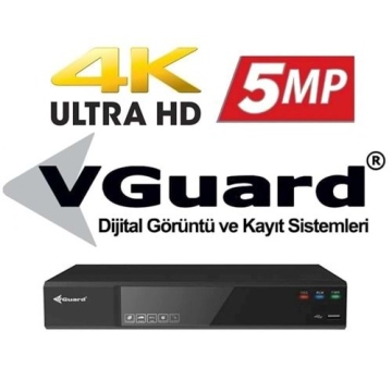 VGUARD VG-4C1A-LRPU 4 KANAL 5 MP H265+ 5IN1 HİBRİT KAYIT CİHAZI