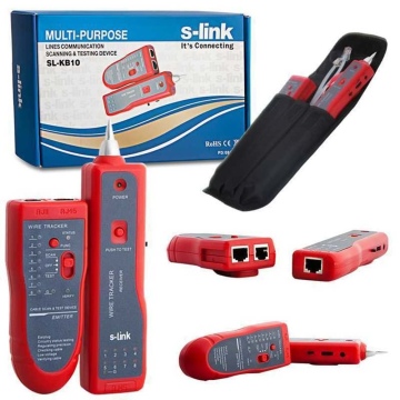 S-LINK SL-KB10 LÜKS ÇANTALI KABLO BULUCU VE TESTER