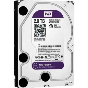 2 TB WD 7-24 PURPLE GÜVENLİK HARDDISK