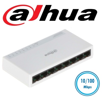 DAHUA PFS3008-8ET 10-100 MEGABİT SWİTCH